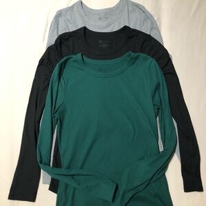 No Boundaries ribbed long sleeve shirts - bundle of 3